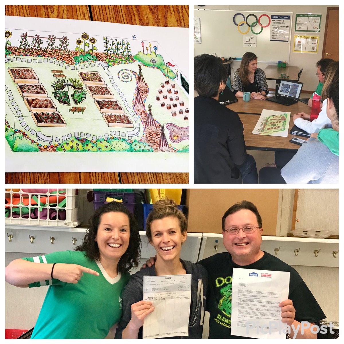 Behold our future outdoor classroom to promote mindfulness thanks to <a href="/Lowes/">Lowe's</a>! From idea, to STEAM collaboration, to proposal, and to hear that our art teachers Lauren Preti and Michelle Riddle received a $5K to carry out this vision, we are so excited! 🎉 <a href="/FCPSSTEAM/">FCPS STEAM</a> <a href="/fcpsGet2Green/">FCPS Get2Green</a>