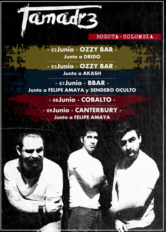 DanRealpe's tweet photo. Estare tocando en vivo con mi banda Sendero Oculto en este concierto en Bogota junto a @TamadreRock de Argentina https://t.co/6HnqeFwjYq