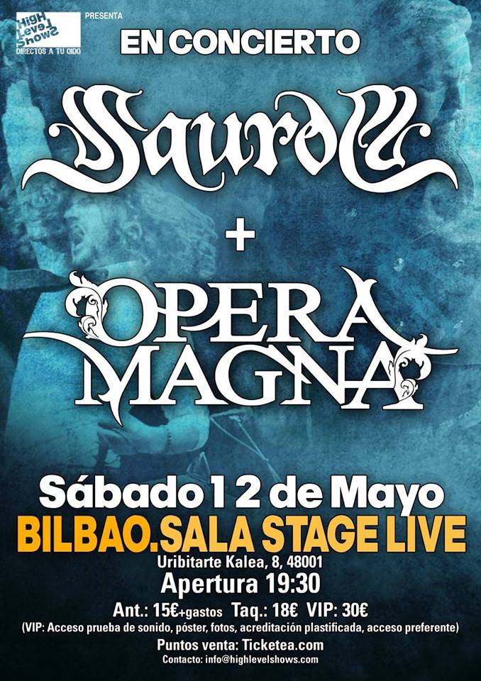 HMetalBrigade's tweet photo. 2ª oferta musical para mañana sábado con #GrahamBonnet @zenobiabanda y @WitchtowerESP en @JimmyJazzGz (Vitoria) @SauromOficial y @OperaMagna en @stagelivebilbao @AIRARENUF_metal @KAUCEMETAL y #DEVILVOW además de @GrupoBaronRojo con #BLACKBOYSONMOPED en @escenasantander https://t.co/B6FDLOp8E4