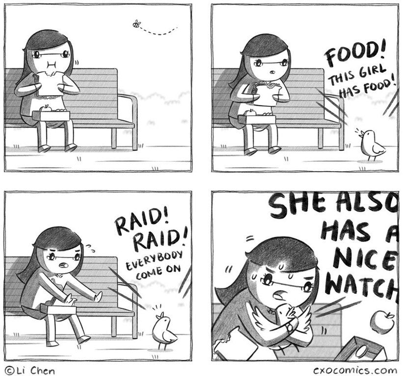 The bee was a scout! <a href="/Exocomics/">Li Chen</a>