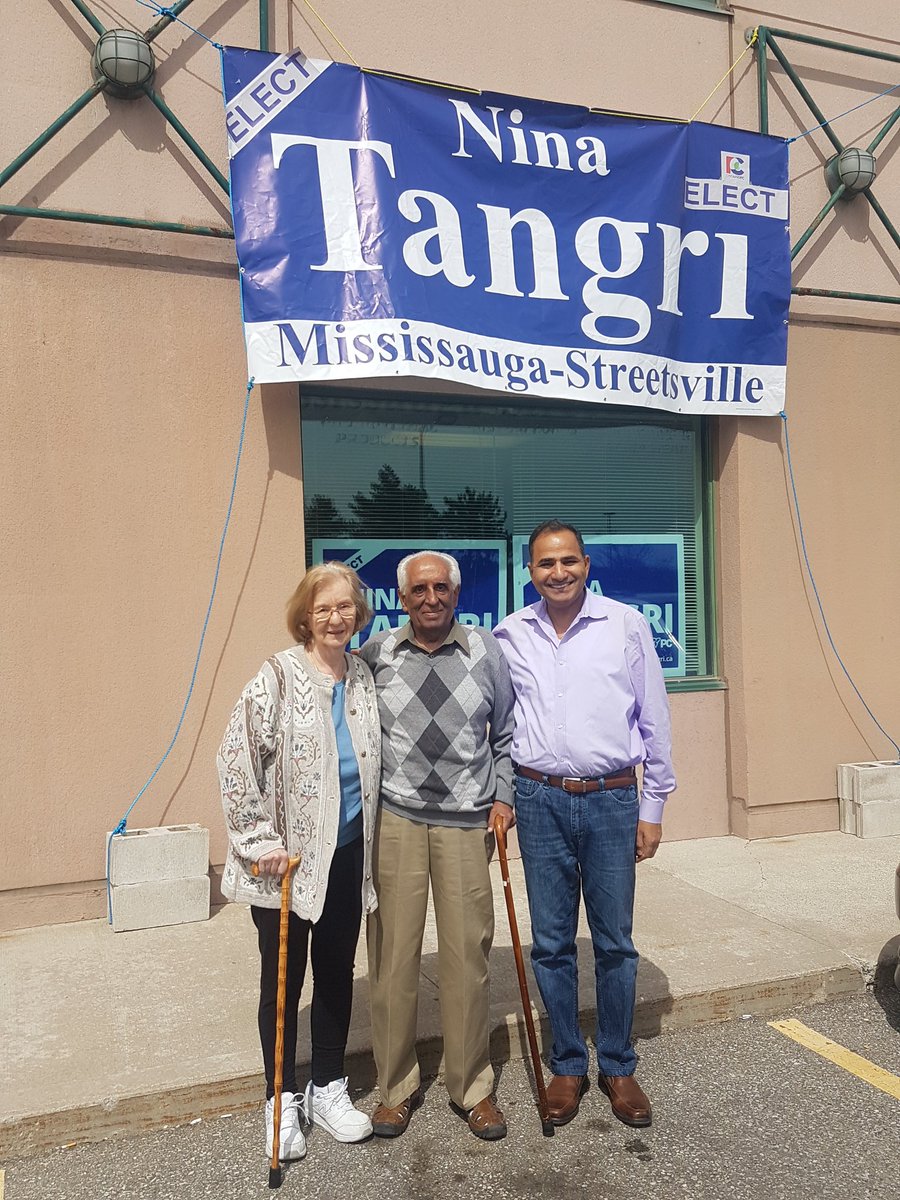 ninatangri's tweet photo. I love #DoorKnocking and meeting the residents of #Mississauga #Streetsville.  I have heard your concerns about #ontariohydro #healthcare #taxes and should I have the privilege to represent you I will get #OntarioBackOnTrack #PCPO https://t.co/0Ok3KOqVMt