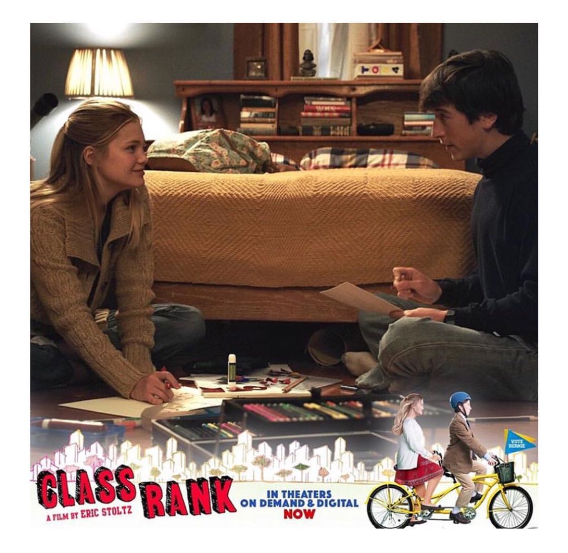 olivia_holt's tweet image. Finally can share this with you guys... I hope you fall in love with these characters and their story as much as I did. Catch #ClassRank in select theaters now. @classrankmovie