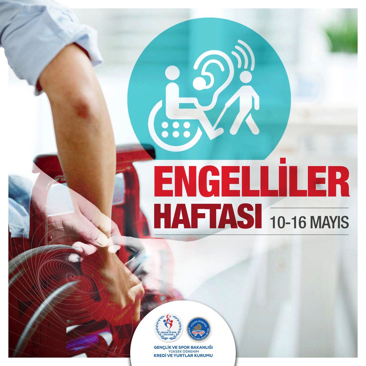 Tüm Engelli Kardeşlerimizin Engelliler Haftası’nı kutluyorum. 
Engelleri Sevgiyle aşalım. Hayatta en Büyük Engel Sevgisizliktir...