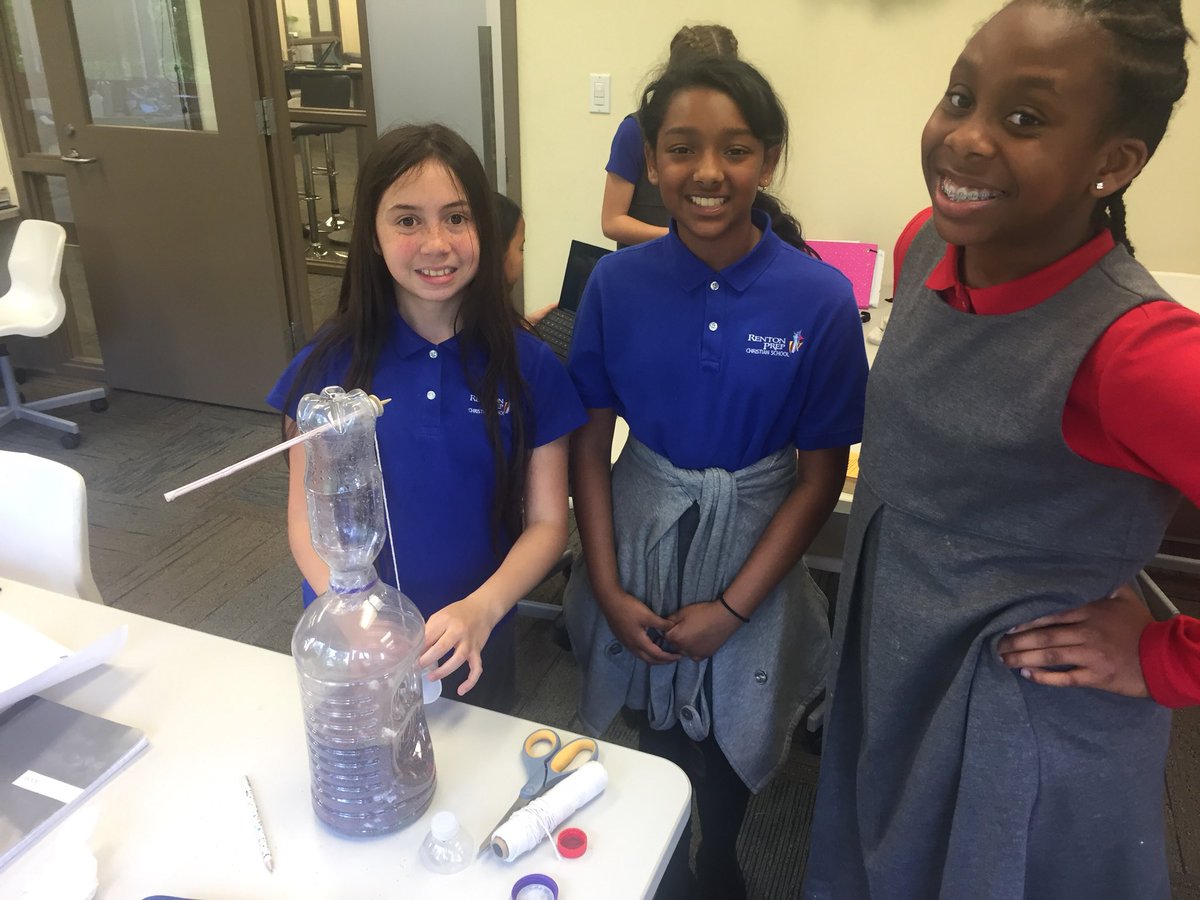 rpcs5th's tweet photo. Designing wind turbines to solve global problems. Blade designs are next, foundations almost built #STEM @rentonprep https://t.co/N12Efcq2my