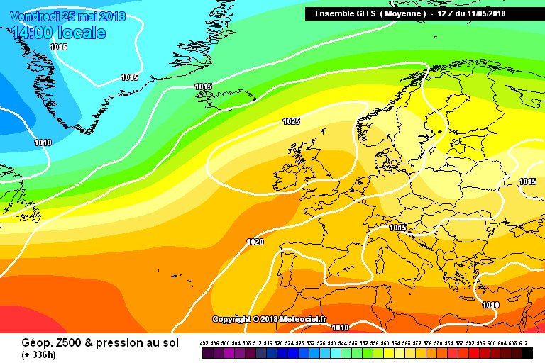 DerekTheWeather's tweet photo. Signs of high pressure later in May bringing a drier, more settled spell of weather.

Higher temperatures and below average rainfall for a while.

https://t.co/RgrwJjXftj https://t.co/l6vo82Wvul