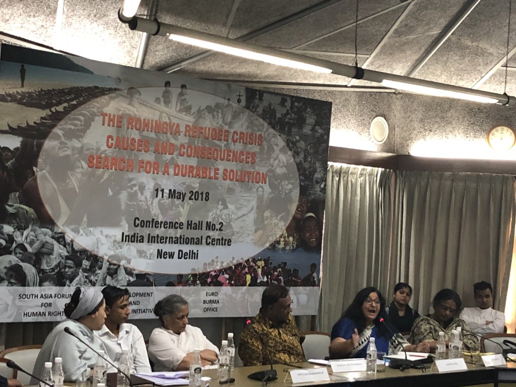 Spoke at the seminar “The #Rohingya Refugee Crisis Casues and Consequences Search for a Durable Solution”.Called #UNSC to refer #Myanmar to  #ICC and Mentioned Durable solution is Protected Return to Protected Homeland in #Myanmar.