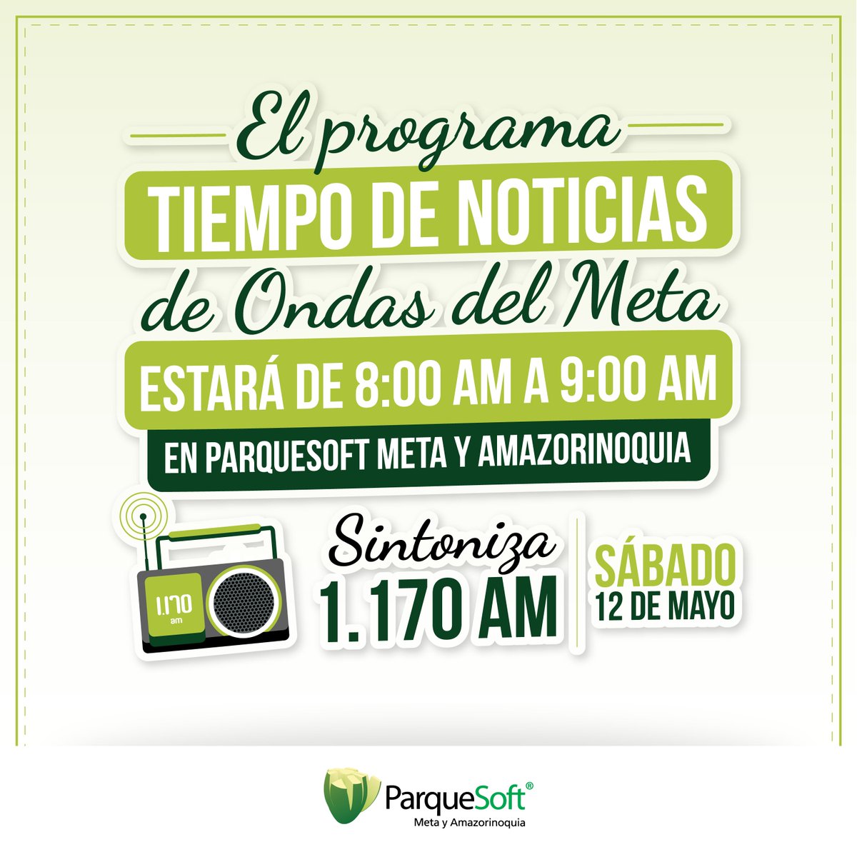 ParquesoftMet's tweet photo. Mañana contaremos con una invitación muy especial, @tiempodnoticias estará trasmitiendo desde nuestras instalaciones, acompáñanos y conoce todo el #TalentoParquesoft @ColorfulArte @GisoftCo @FactoryIM @ScarpettaMkt @SimulacroApp @NataliaAsamblea @LaCharme1 @deVillavicencio https://t.co/DatFvhCGno