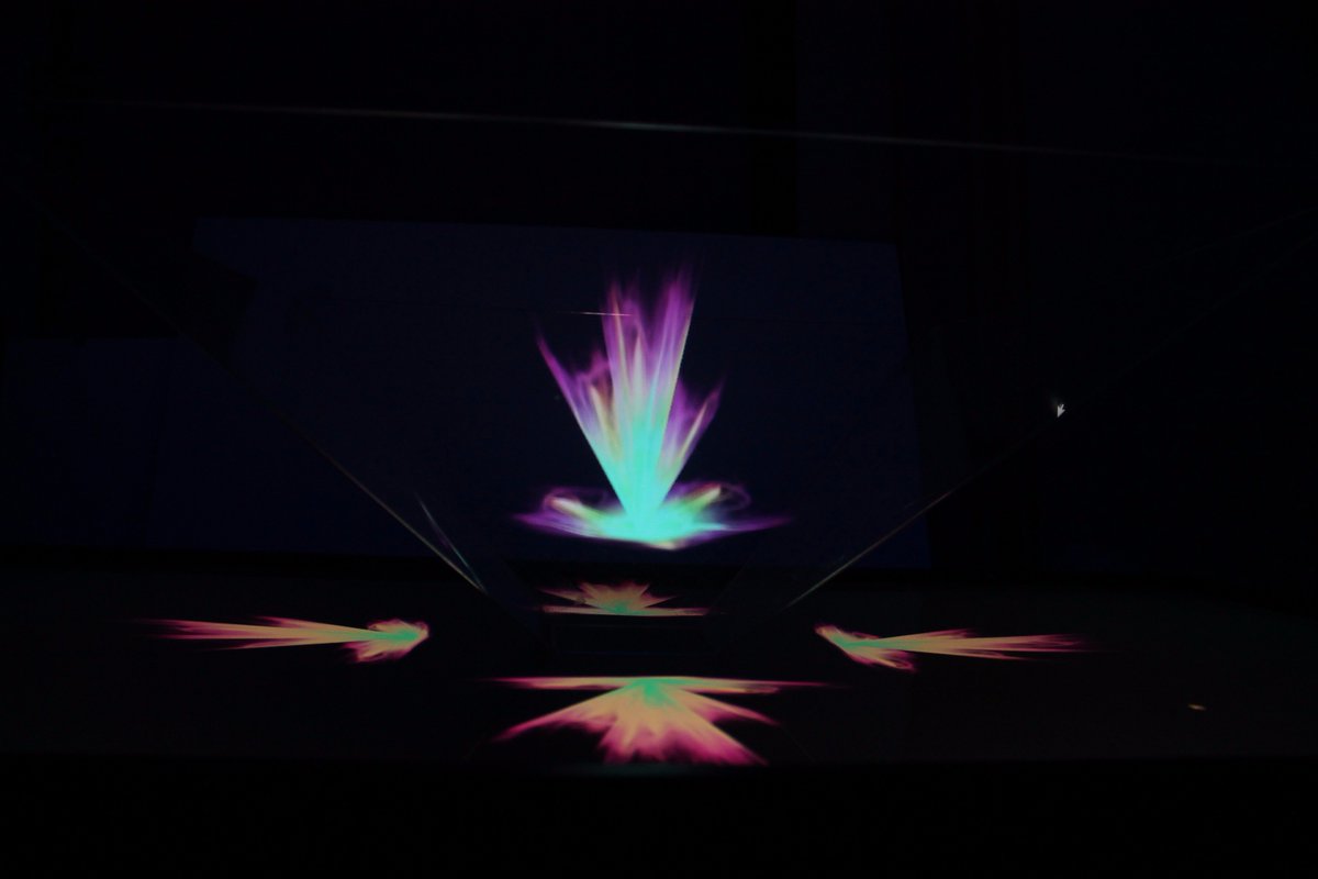 XMPortalCompass's tweet photo. This is our hologram in action! 

#xmportalcompass #epiphanynight #Kaltenberg https://t.co/sdoT9qQBTu