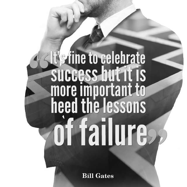 One_Founder's tweet photo. "It's fine to celebrate success but it is more important to heed the lessons of failure" - Bill Gates #Entrepreneur #Failure #FoundersOnly #Inspiration #Success https://t.co/gUx7HiWRqc