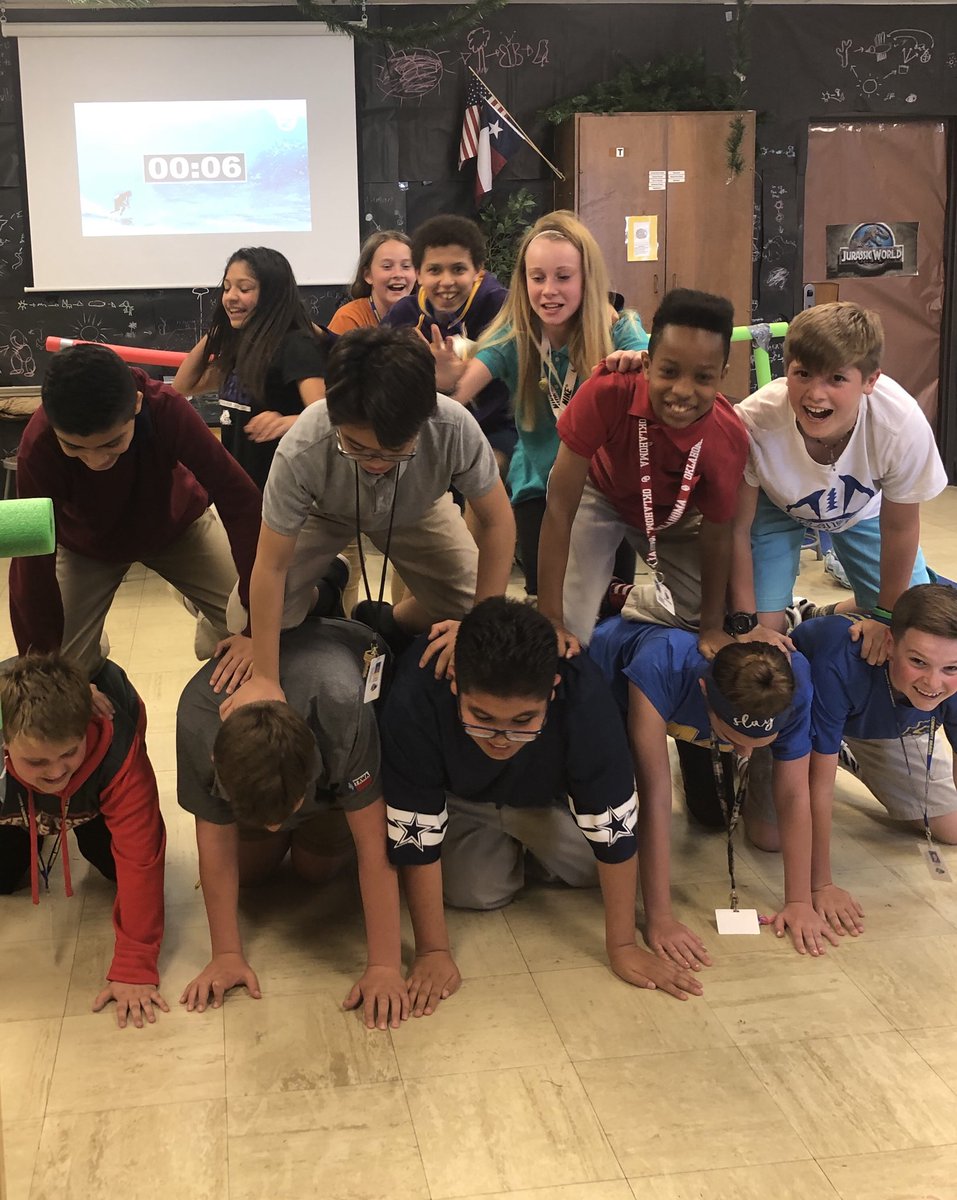 DeetsJustine's tweet photo. I don’t think 6th grade had any fun in my class this week 😂 #EnergyPyramid #teamwork #CISDMakeitFun #CISDNoMC https://t.co/W7BuO0qGG7
