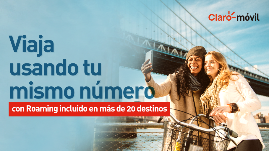 ClaroRD's tweet photo. ¡Estamos contigo dondequiera que vayas! Puedes estar conectado con tu Roaming incluido en más de 20 destinos con #RoamingClaro, conócelos en: https://t.co/5BqVEypHMs https://t.co/E5aupxXMbD