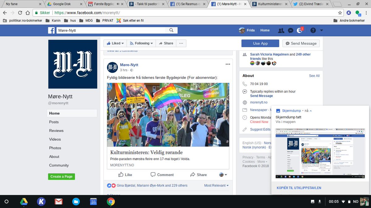 fgillberg's tweet image. Denne helg er eg ikkje på #mdglm, men eg representerer dei grøne glittrende i #Bygdepride!