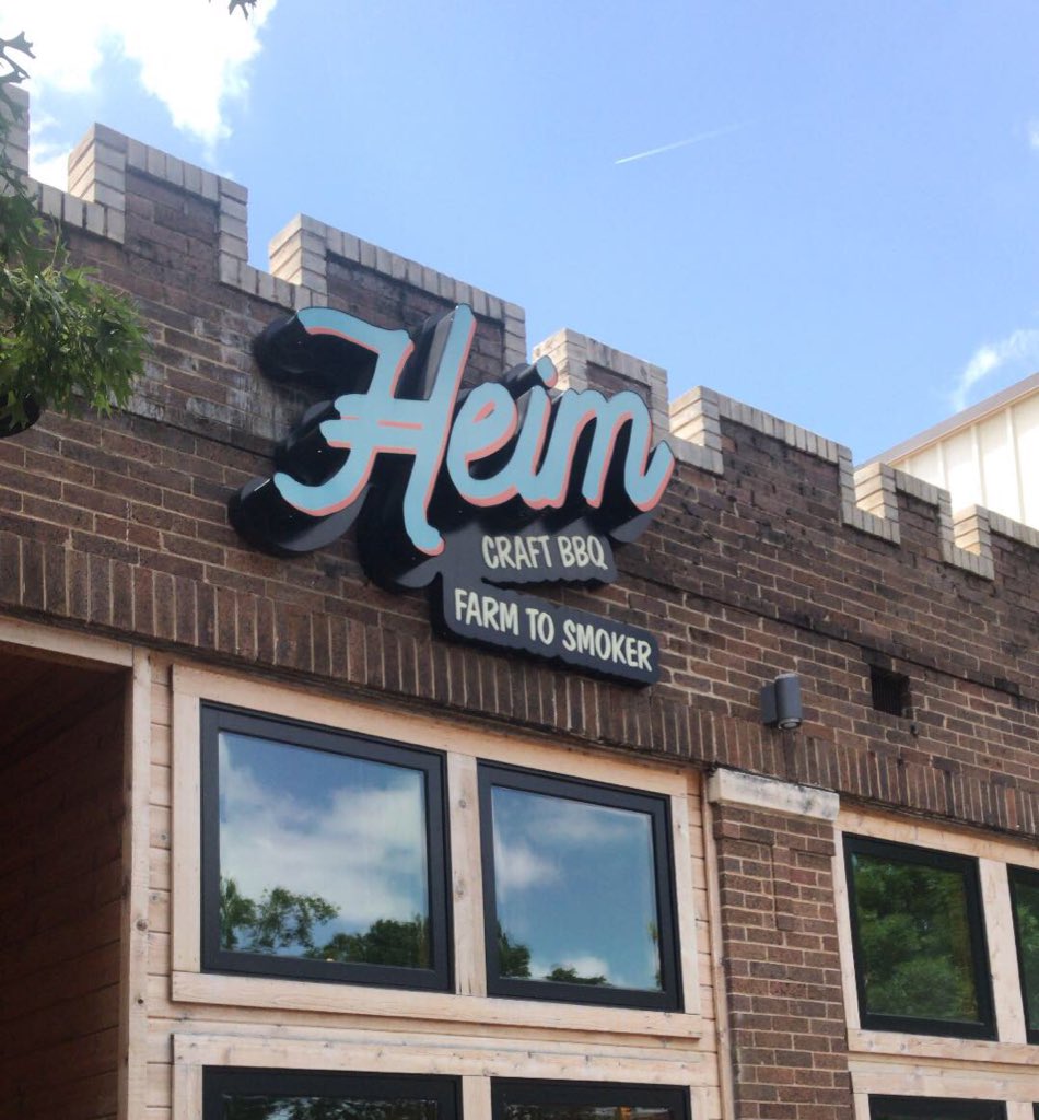 StrengthSam40's tweet photo. Perks of being back home for the conference.. I was able to take out @NAUStrength to the best bbq that Fort Worth has to offer! @HeimBBQ #BurntEnds #CSCCa2018 https://t.co/NxRklPX3Iw