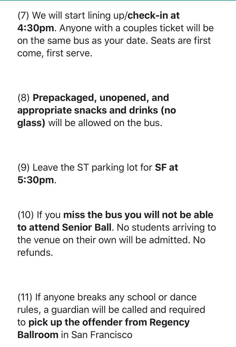 STHSco18's tweet photo. Tomorrow is finally Senior Ball! Here’s last minute reminders for the big day! https://t.co/CBQhdMhens