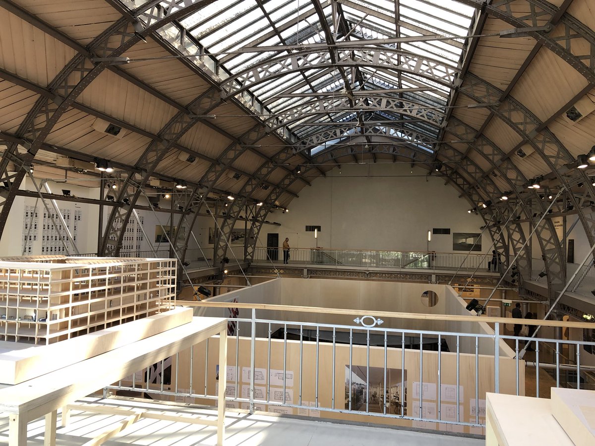 zedarchitects's tweet photo. Pavillon de L’Arsenal showcasing recent developments in Parisian housing with architects’ work shown in a space made to feel an extension of the urban space outside https://t.co/LCLInAiwGb