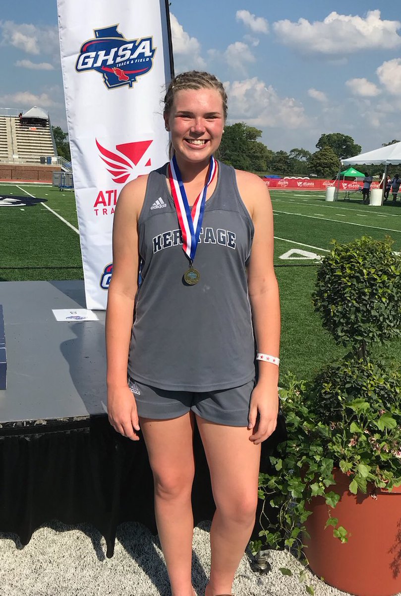 HHSGenerals's tweet photo. This pic is for all of you out there clamoring for a medal pic of #STATE champ Raleigh Lewis https://t.co/OyZ02RKFah