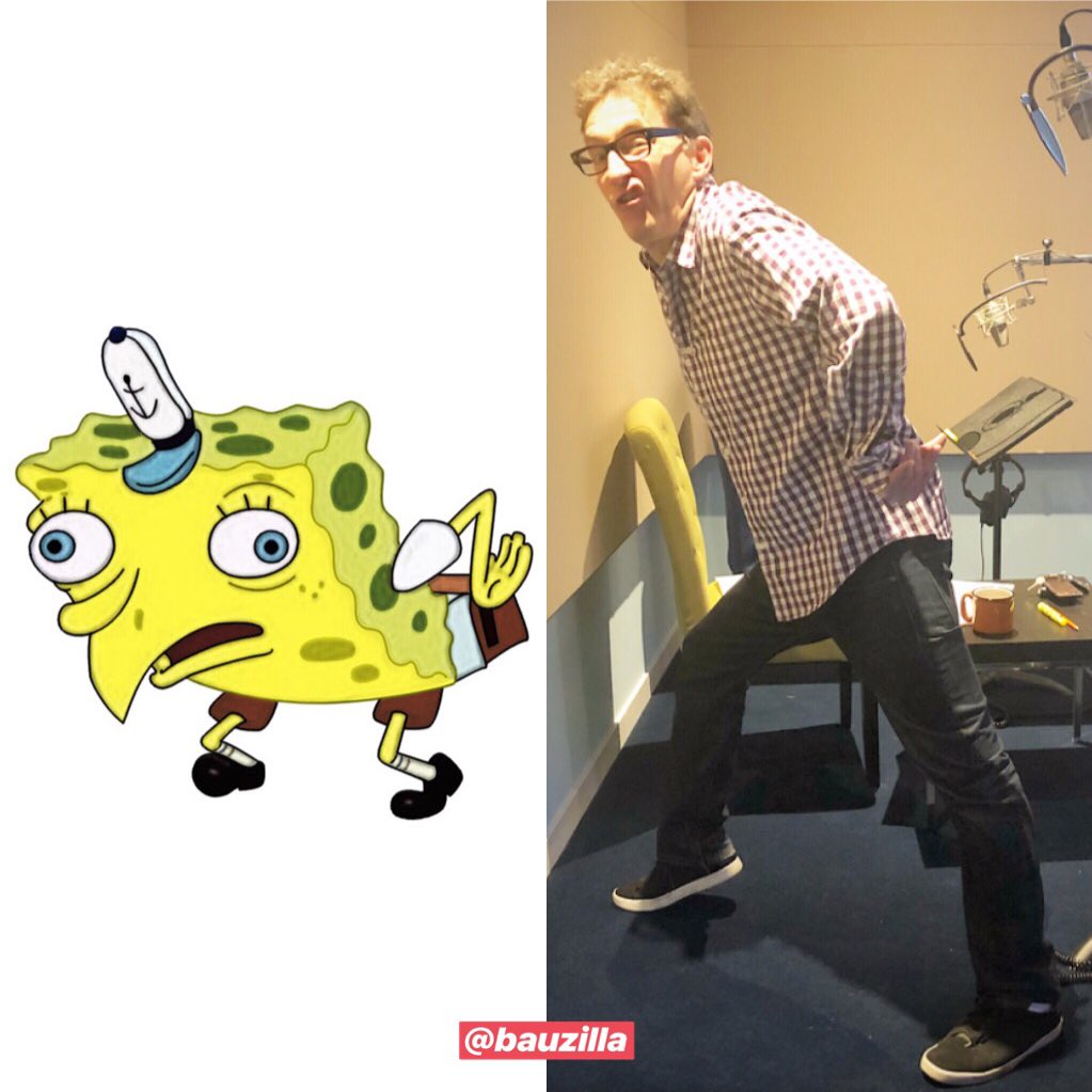 Eric Bauza On Twitter Tom Kenny Mocking Mocking SpongeBob The