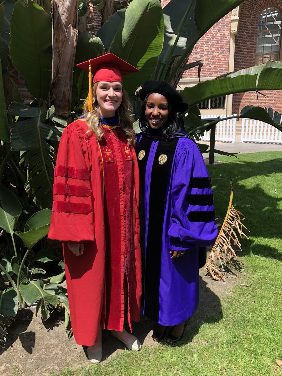 extremely proud of my first Ph.D. graduate, Jennifer <a href="/rohrs032/">jennifer</a> ! <a href="/USCBiomedEng/">USC Biomedical Eng</a> #phdhooding #commencement #USCgrad