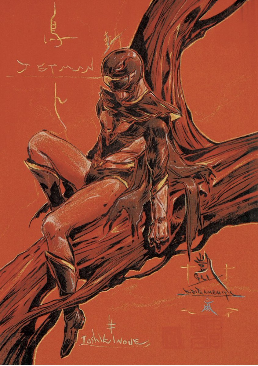 昔描いたブラックコンドル #鳥人戦隊ジェットマン