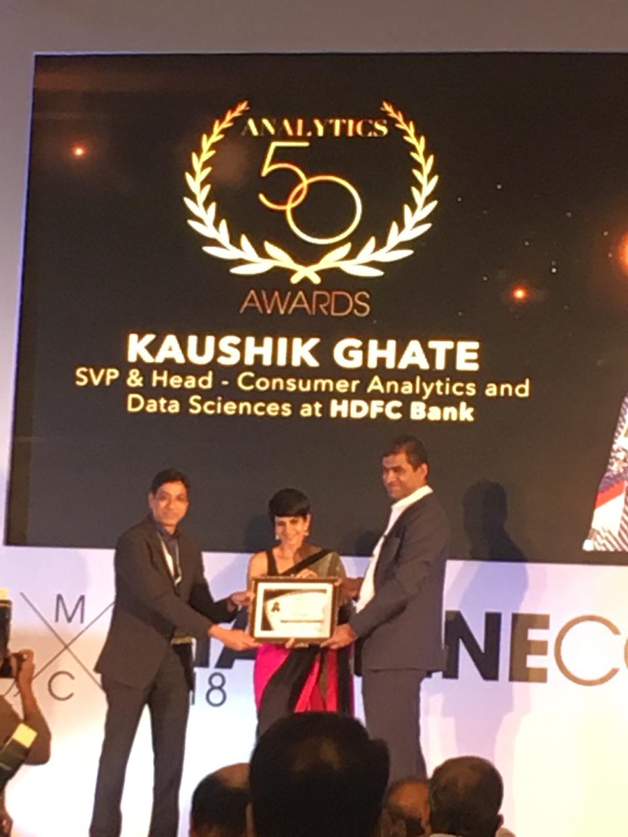 mufazzal_arif's tweet image. Congratulations Kaushik!!!! @kaushikghate #machinecon @Analyticsindiam