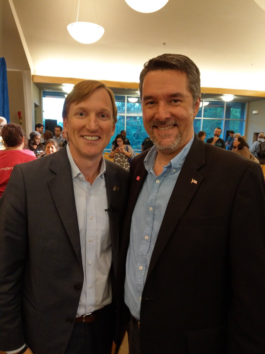 mcforcongress's tweet photo. Thrilled to be supporting @randrewwhite for #txgov at the #txgovdebate ! https://t.co/cHwKRsKjM3