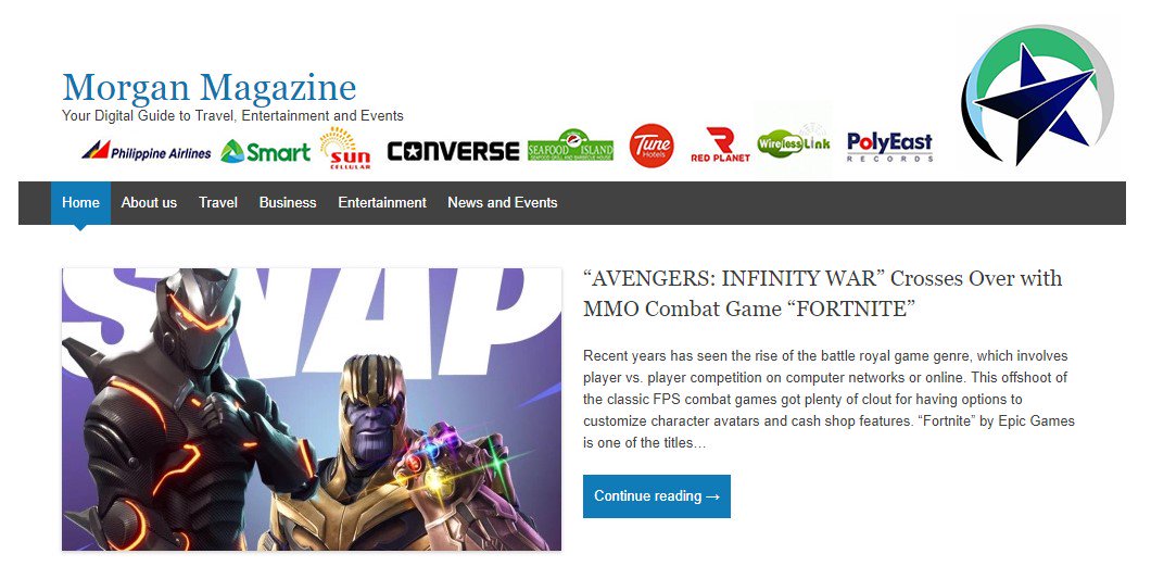 “AVENGERS: INFINITY WAR” Crosses Over with MMO Combat Game “FORTNITE” morgan-magazine.com/2018/05/12/ave…