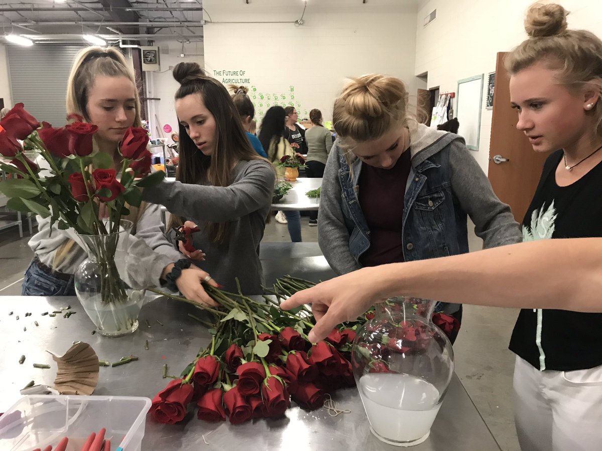 ODellDance's tweet photo. GID this week by helping sort pizzas for teacher appreciation and helping a co-worker while learning about floral design for a surprise Mother's Day present! #GID @AgTeach_Sefcik @Dr_BGarza https://t.co/QJhVJZSChW