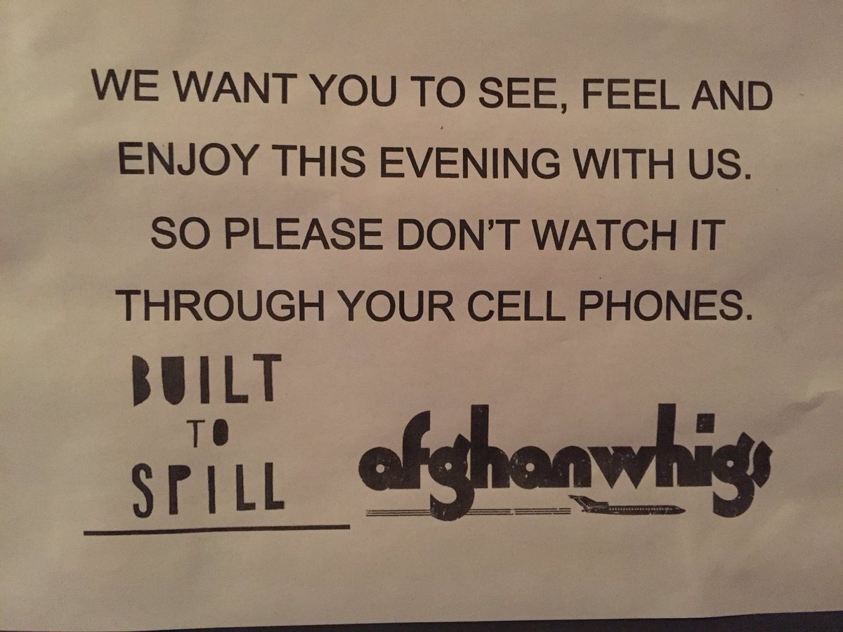 MaxSoundsMusic's tweet image. Not sure how well this worked but it’s a great thought! @theafghanwhigs @Built_2_Spill put on a great show Wednesday at the @ObservatorySD