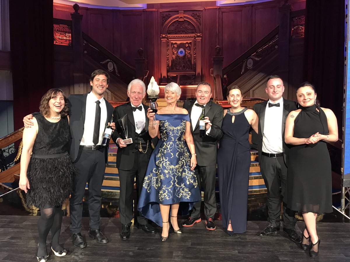 directwine's tweet photo. A great night @IoH_NI awards @TitanicBelfast #iohni18 #terrapurawine https://t.co/xhAIZFOtST