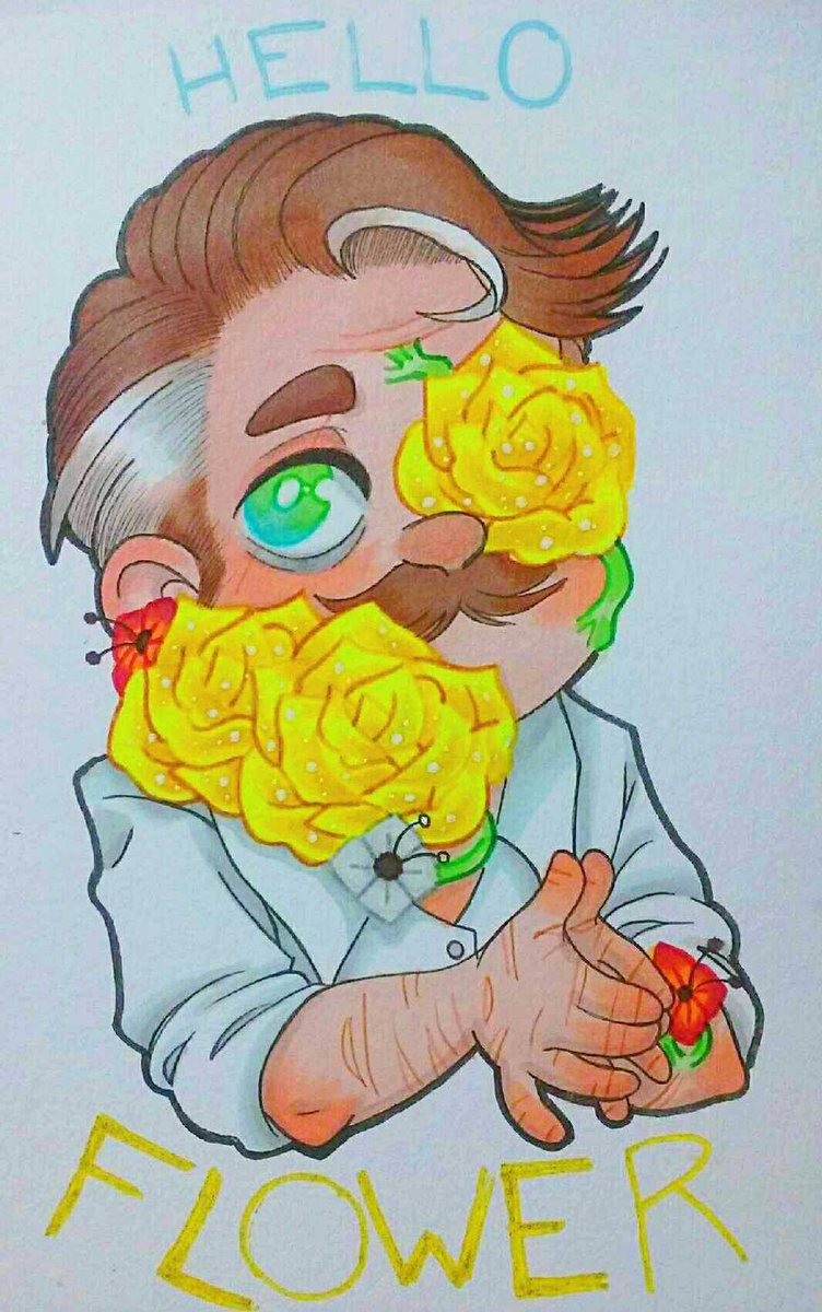 MsCreepyGreen20's tweet photo. #helloflower a hello neighbor au https://t.co/oASPAZL6Dw