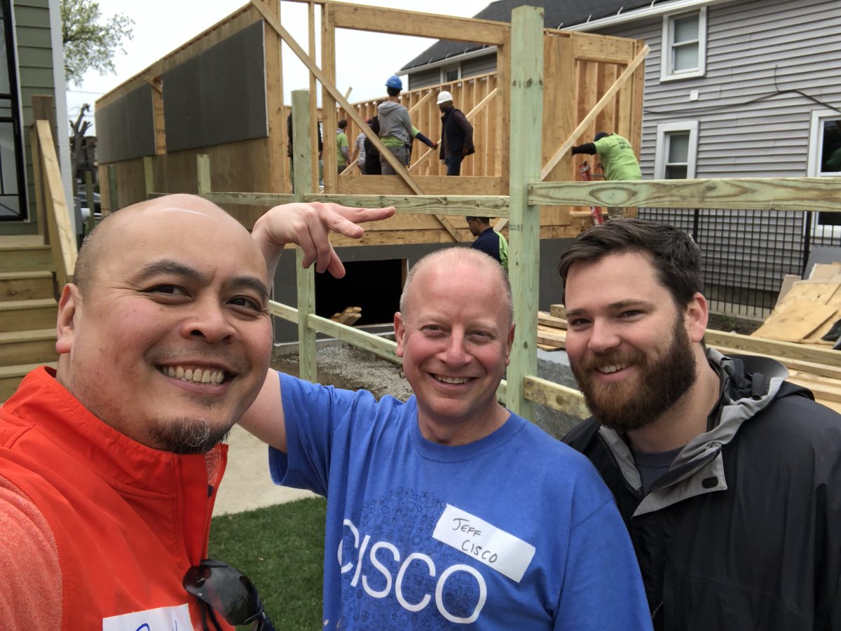 rlagmanPMP's tweet photo. And that’s a wrap for today!  Everything aches but it was so worth it!  #WallRaising #TheHouseThatTechBuilt #WeAreCisco #CiscoSE https://t.co/NJ2I77vHQt