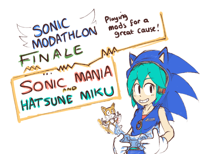 Tracker on X: SONIC MANIA & HATSUNE MIKU, a mod for Sonic Mania