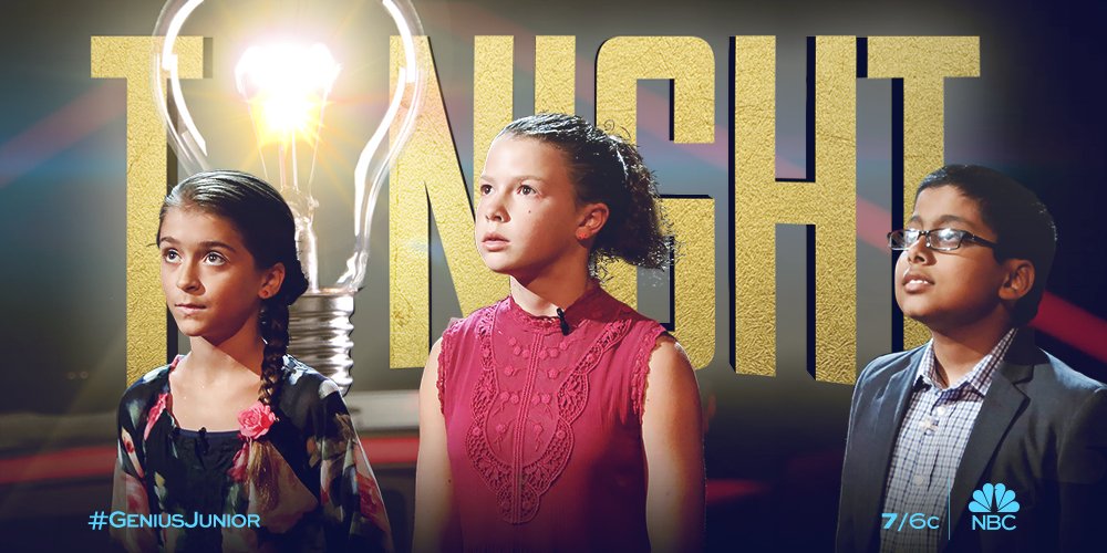Who's looking forward to the finale of #GeniusJunior?! 🙋‍♀️