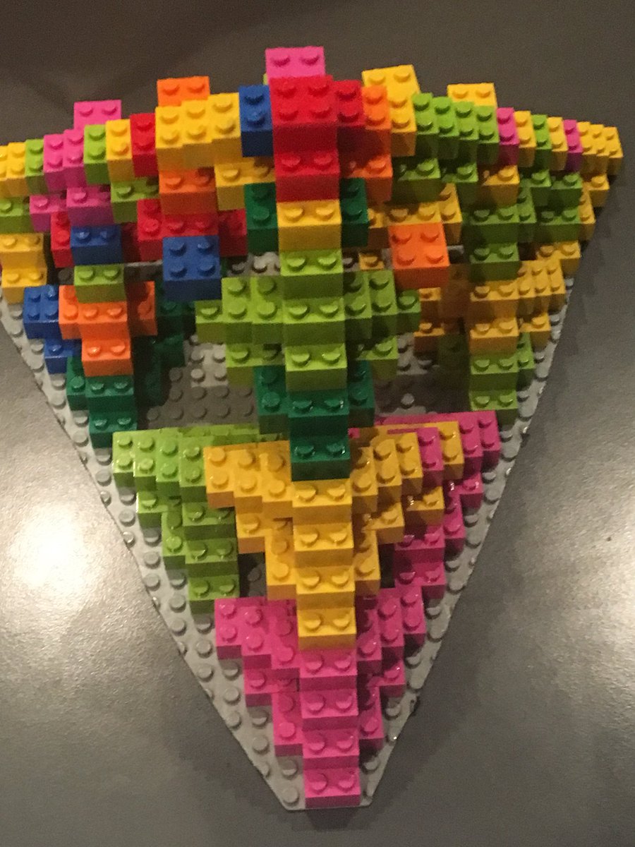 MoMath1's tweet photo. It’s a Sierpinski Pyramid build of epic proportions at #FamilyFridays ! https://t.co/qAeTNg7stZ