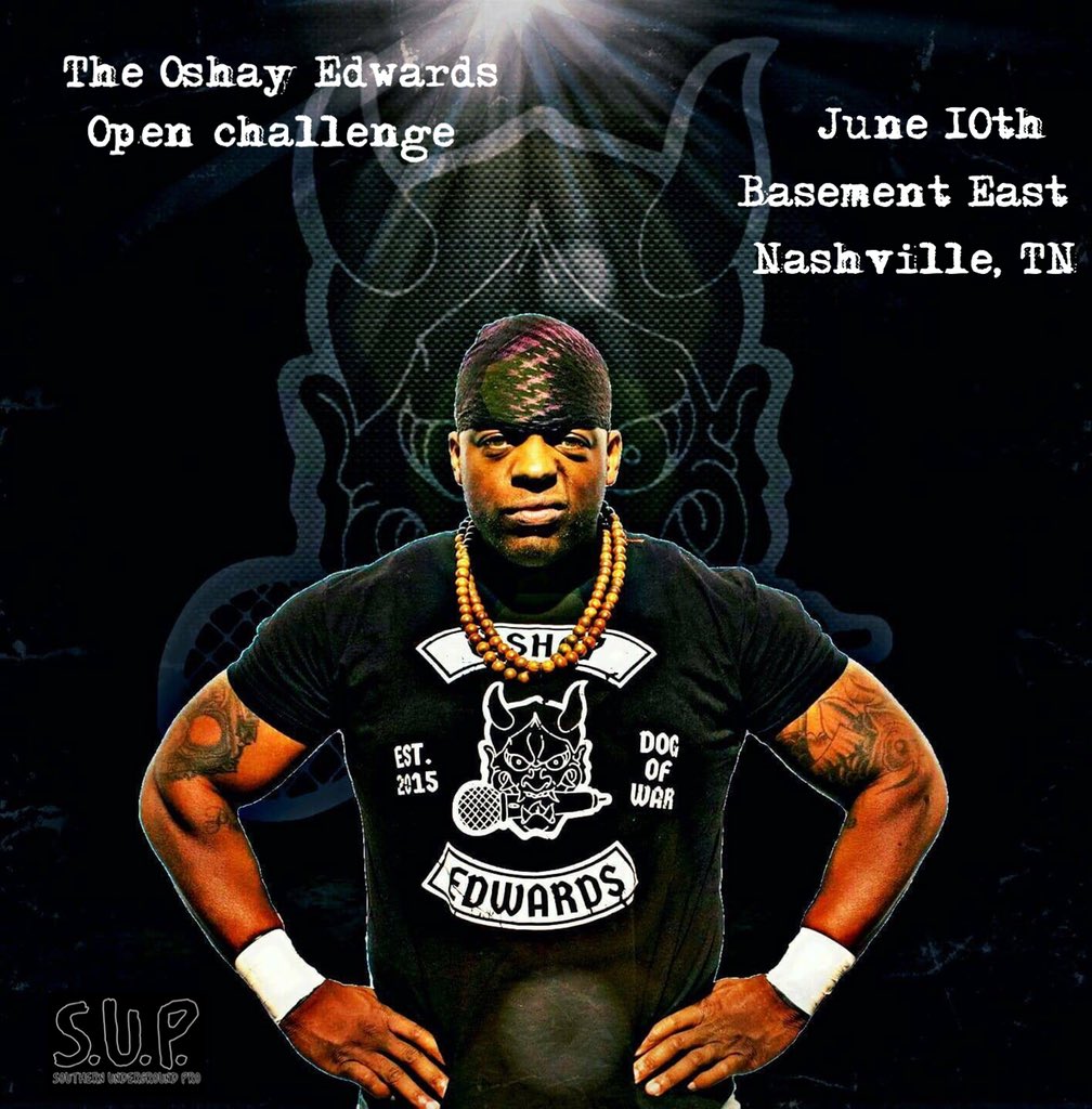 sup_graps's tweet image. ANNOUNCEMENT 

On 6/10 at #StreetsOfHate @AllDamnDayOShay is issuing an open challenge. Who will accept? 

Get tickets here-