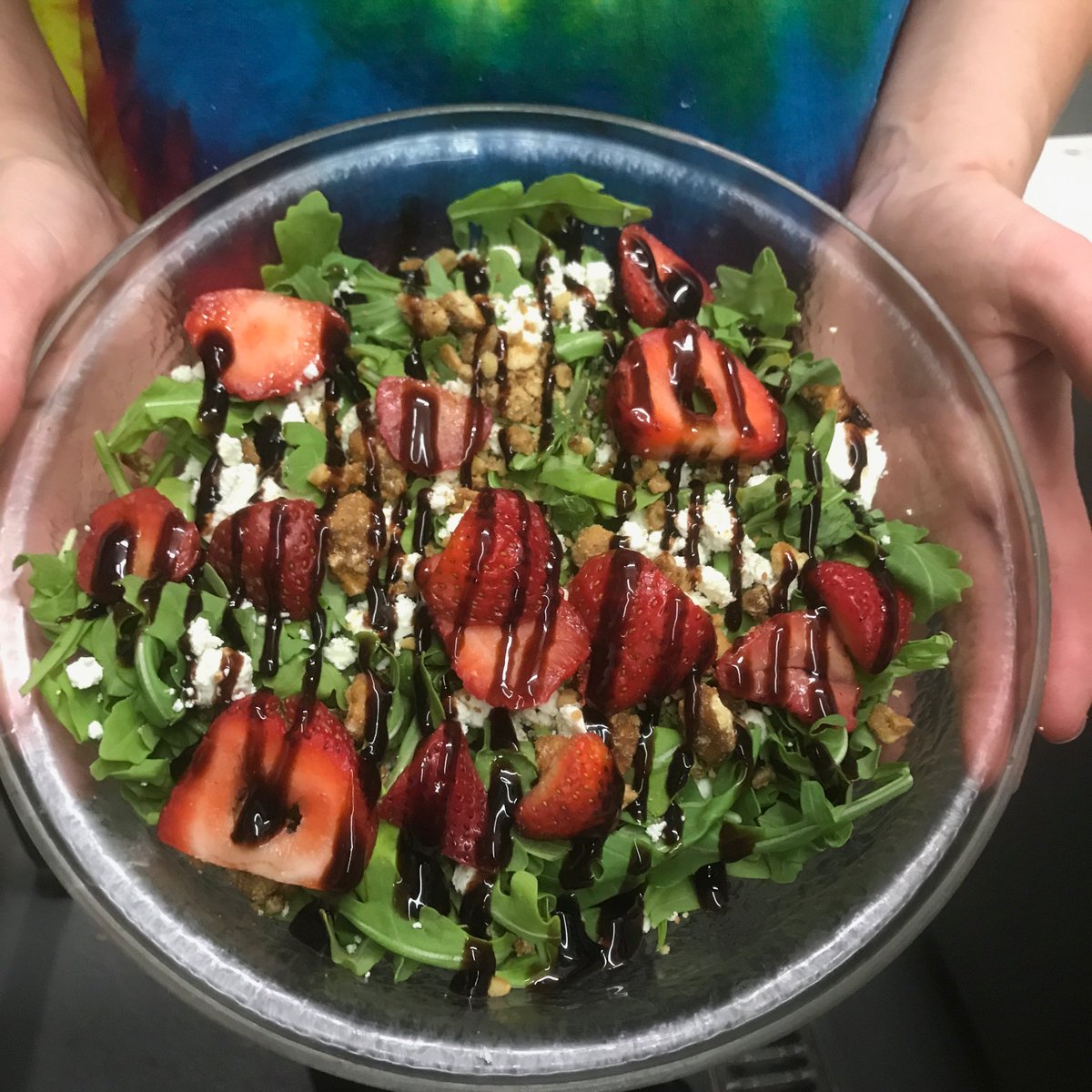 Strawberry Arugula Salad anyone? #cheggarmy