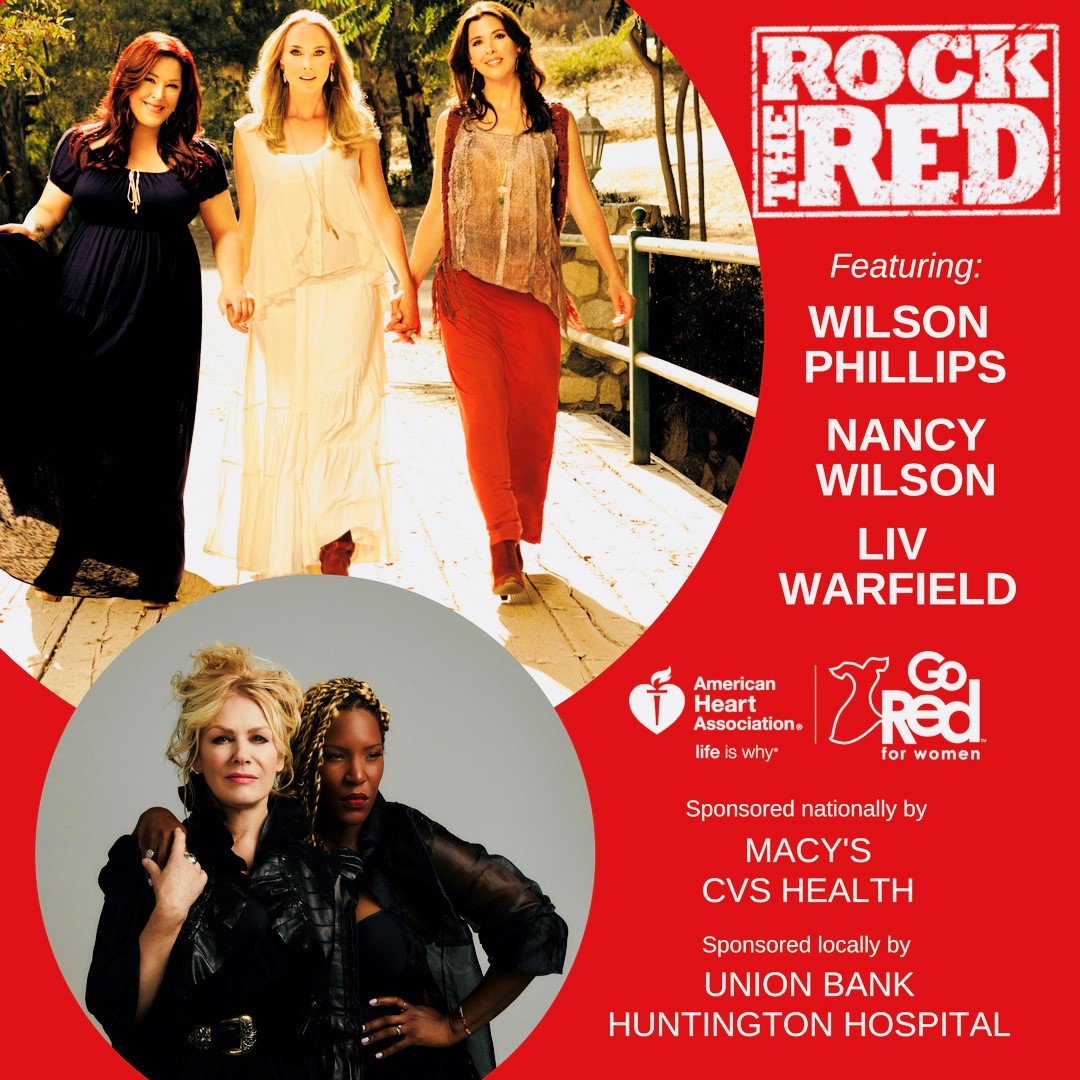 DJLisaFoxx's tweet photo. So happy to help the @American_Heart spread the word about EMPOWERING WOMEN about how we can lower risk of #heartdisease #1killer 4 women ;/ Join @WilsonPhillips @NancyWilson @AvalonHollywood Thurs!! ❤❤ #GoRedForWomen #rockredla @MrsSOsbourne @1043MYfm https://t.co/xhvdGCbyCU