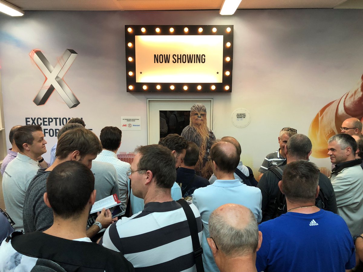 StewartFilmscrn's tweet photo. #ICYMI We are at #MunichHighEnd2018 enjoying both home theater demos. Thank you to all the partners at the show! Come by and see us this weekend. #HeimKino #HomeTheater #MunichHighEnd #StewartFilmscreen https://t.co/CTZvCSkr4S
