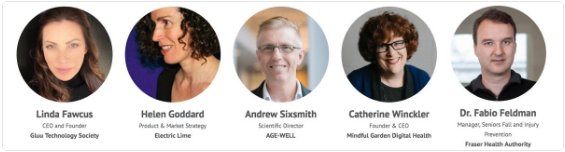 GoddardHelen's tweet photo. Find out why Elderly Care Tech is the next billion dollar market at #BCTECHSummit with @Andrew_Sixsmith @AGEWELL_NCE, Catherine Winckler @GardenMindful , Linda Fawcus @GluuSociety, Fabio Feldman @Fraserhealth Tuesday at 3pm Tech Talks stage https://t.co/ZYPGJA79oZ