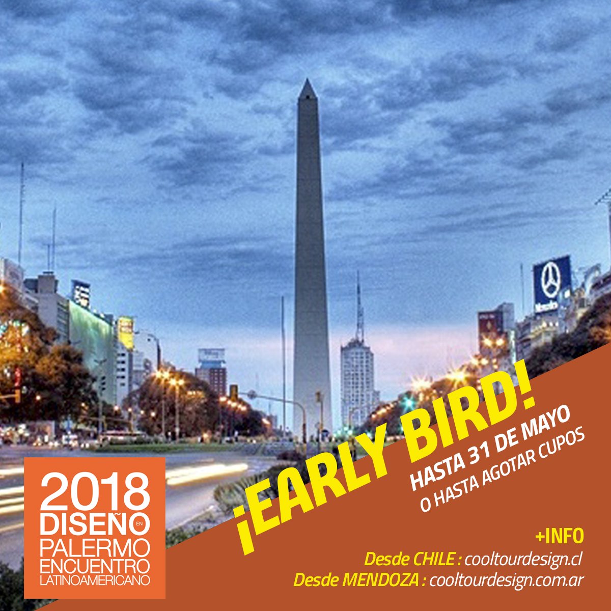 CoolTourDesign's tweet image. 😘 OJO‼️ RECIÉN COMENZAMOS Y VAMOS ASÍ‼️ 
Full Viaje 40% agotado‼️ / Low Cost 25% agotado‼️ 
CORRE O TE QUEDAS ABAJO‼️ 🎉 🚌 ✈ 🇦🇷
Seguimos inscribiendo el fin de semana 🎉 😍
👉 CHILE: cooltourdesign.cl/gira/palermo20…
👉 MENDOZA: cooltourdesign.com.ar/gira/palermo20…
 ❤