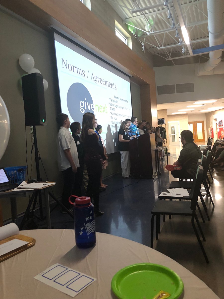 Stan_31's tweet image. At High Plains tonight listening to the students regarding the generosity they practiced &amp;amp; learned from their class “Give Next”.  We are in good hands with this next generation ... so proud of the students, their teacher &amp;amp; the Principal!  Well done presentation!