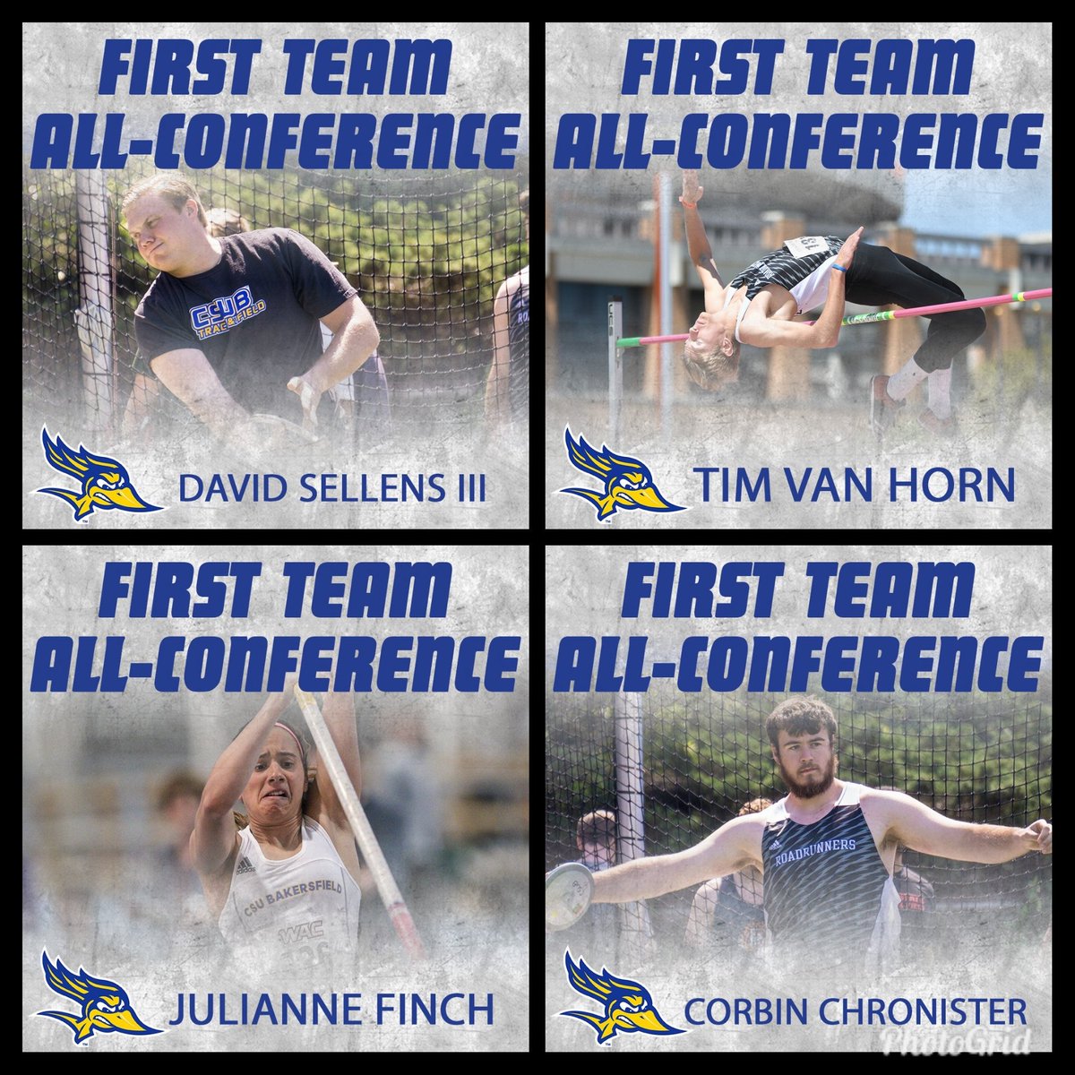 Outstanding day for <a href="/CsubTrack/">CSUB Track & Field</a> at #WACotf championships! 4 medals so far w/great opportunities for additional podium finishes tomorrow 🥈🥉🥉🥉 #doorislookinggreat #notdoneyet #hardworkpaysoff #allrunners