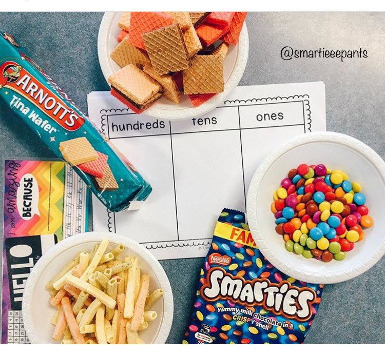 Edible place value 😁👌🏼 #acuedu_p