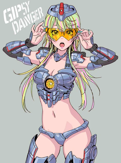 ちょっと前に描いたパシフィック・リム。 