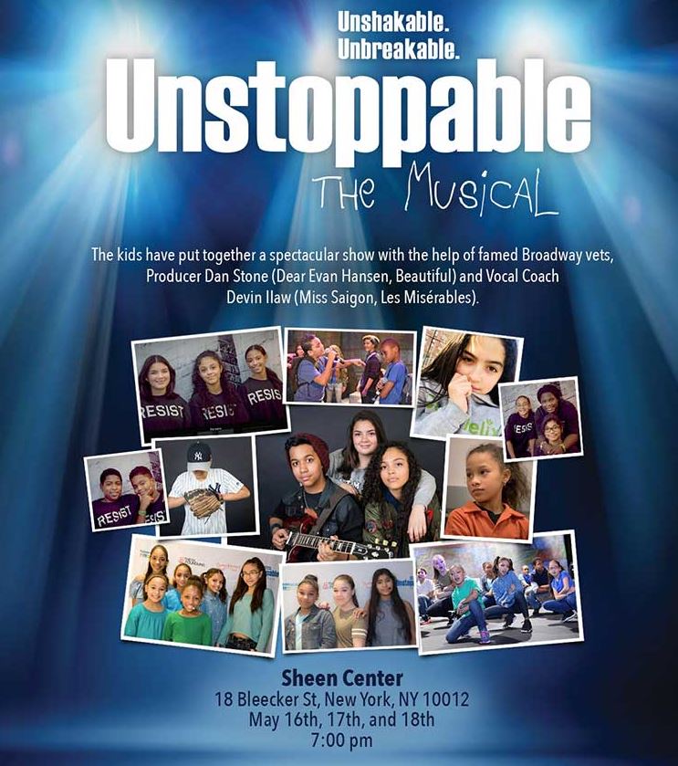 Don't miss the <a href="/Havenkidsrock/">Haven Kids Rock</a> original production "Unstoppable: The Musical" on stage at the <a href="/SheenCenter/">The Sheen Center</a> next Wednesday-Friday. We're proud of the talented students at <a href="/HavenAcademyCS/">Haven Academy</a> who will be on stage telling their stories. Tickets on sale at sheencenter.org/unstoppable/.