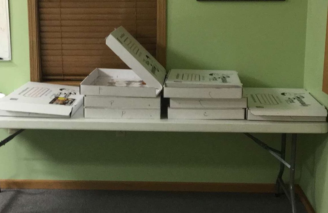 GBCTiffin's tweet photo. Had a great time of pizza, games, &amp; a movie with the long distance team tonight... celebrating a great year! https://t.co/75ffC5kCwj