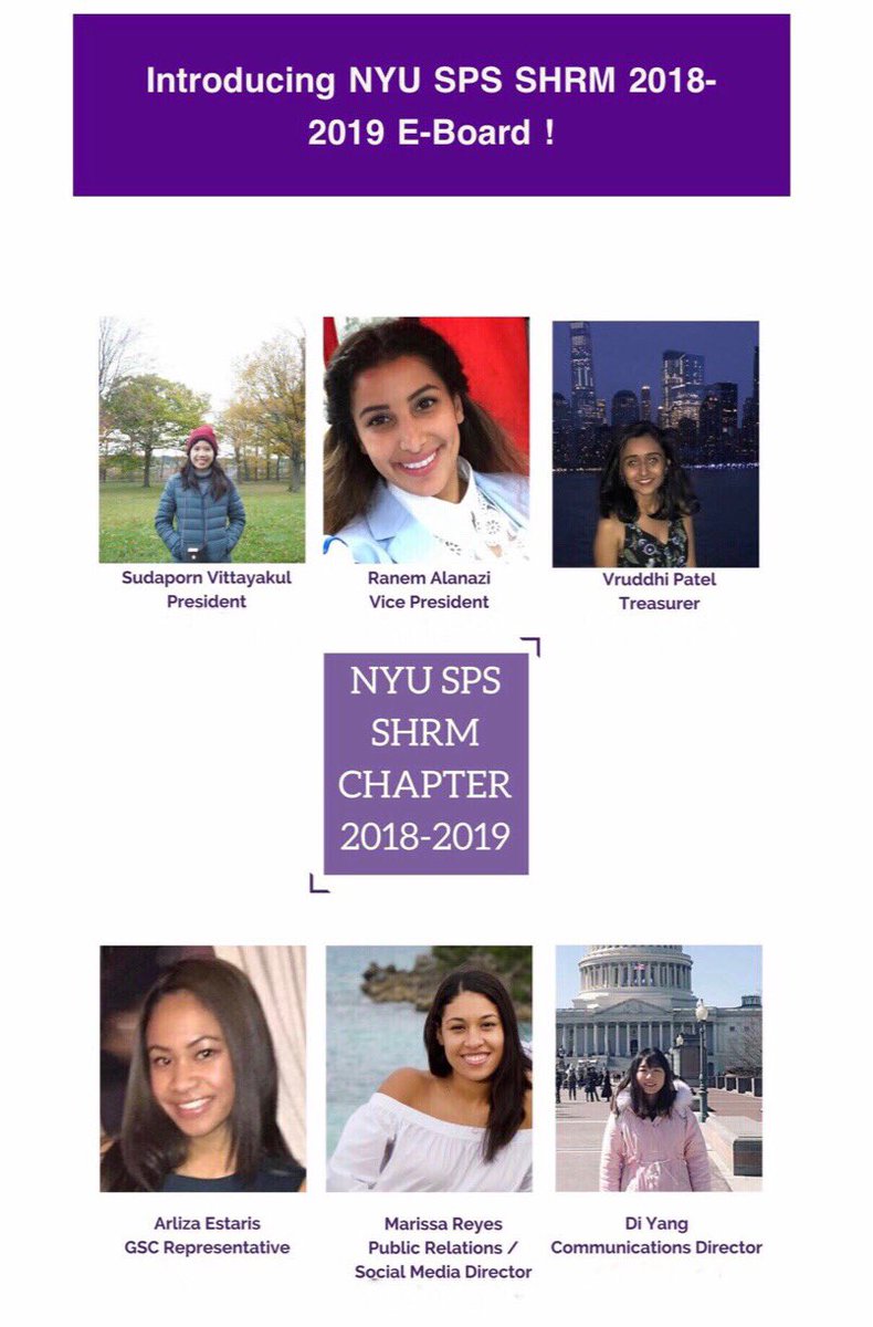 NYU SPS SHRM (@nyuspsshrm) on Twitter photo 