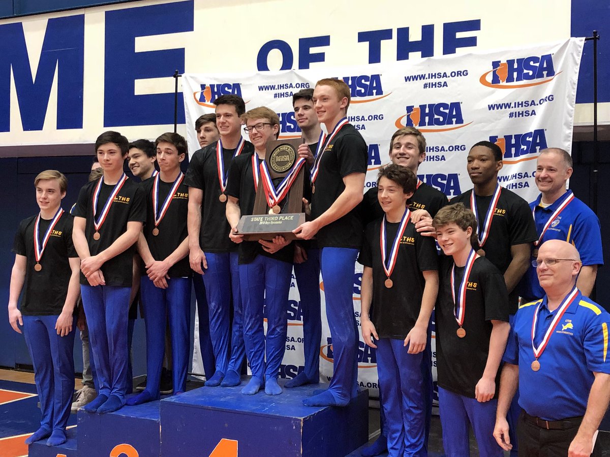 LTWaterman's tweet image. Congratulations to @LTMensGym! @IHSAState 3rd Place!

Way to represent, fellas!

@LTHS_Athletics @wellsgymn