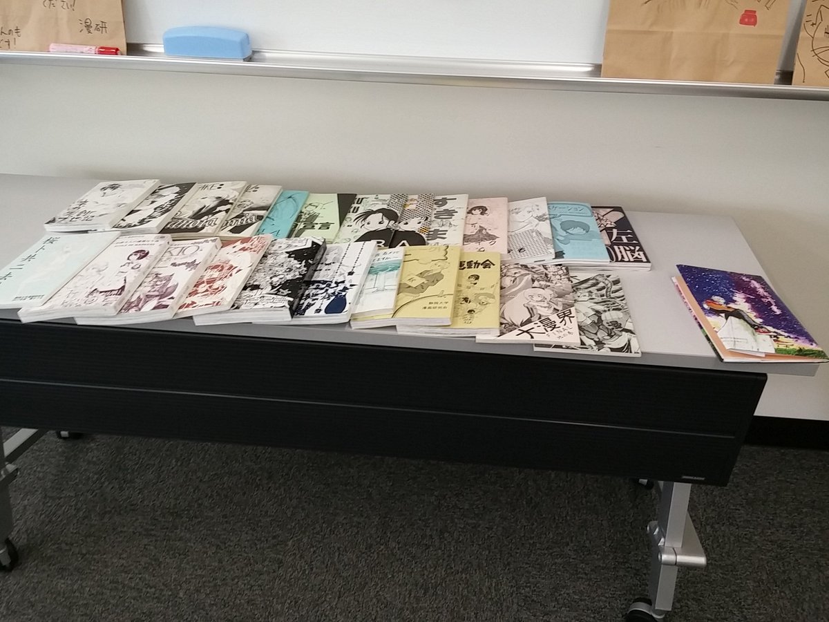 MankenShizudai's tweet photo. 春フェス始まりましたー！！展示開始してます！ABP(共通教育A棟4階)で展示してます！
今回の新刊は200円です！
是非お越し下さい！ https://t.co/WGpAJoDM6y