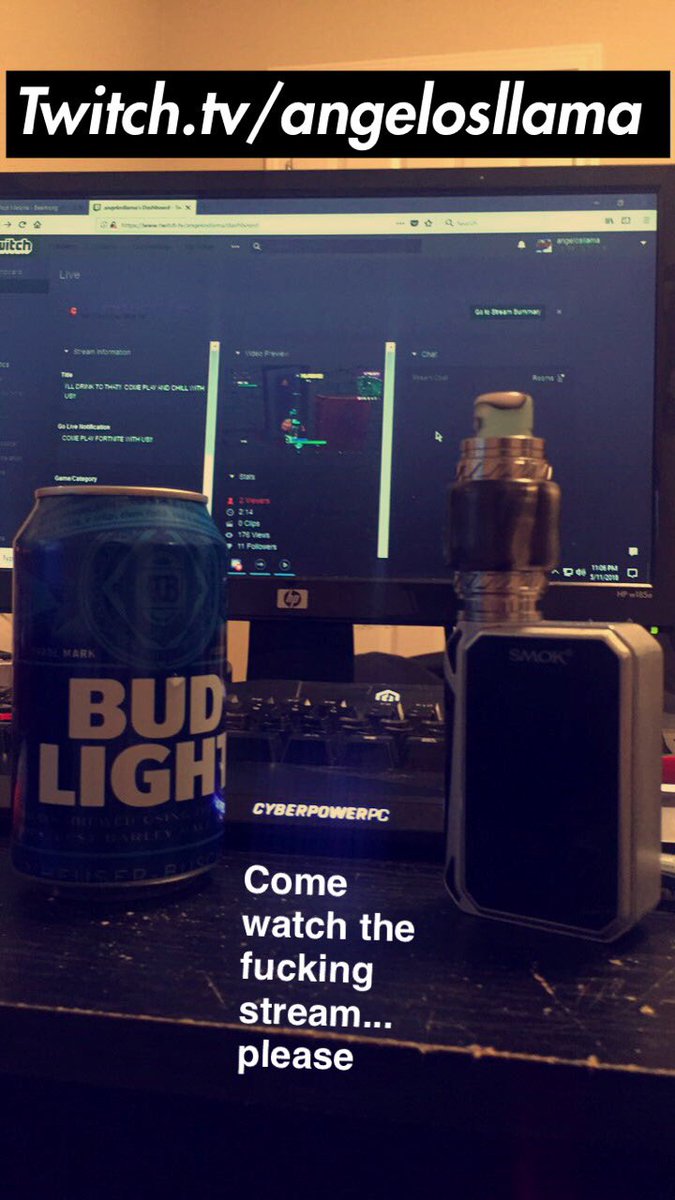 angelorizzuto1's tweet photo. Come watch the stream and play with us!! #twitchstreamer #FortniteBR https://t.co/pu9jp1v1iJ